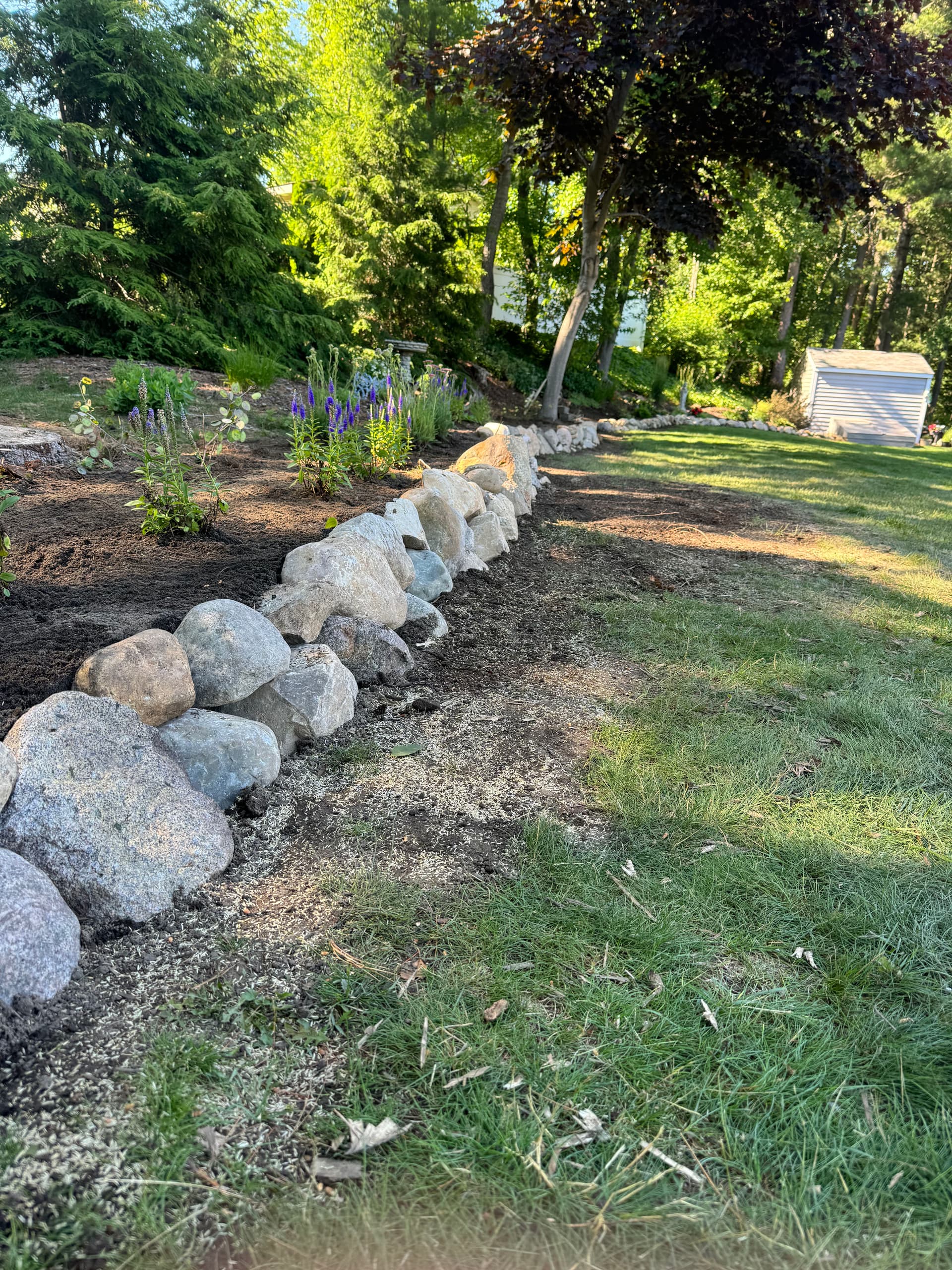 Gallery photos for Boulder Edging and New Plantings Give These Beds a Finished Look: Image #1