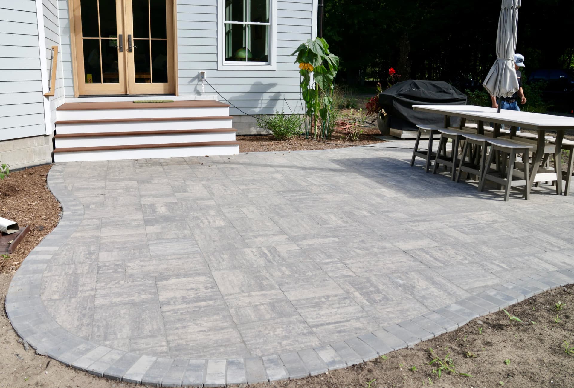 Gallery photos for Custom Patios, Walkways, and Stonework for a Historic 1876 Schoolhouse: Image #1