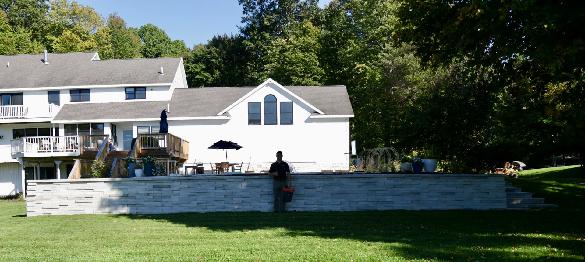 Gallery photos for Retaining Wall and Custom Staircase Built to Handle a Serious Grade Change: Image #5