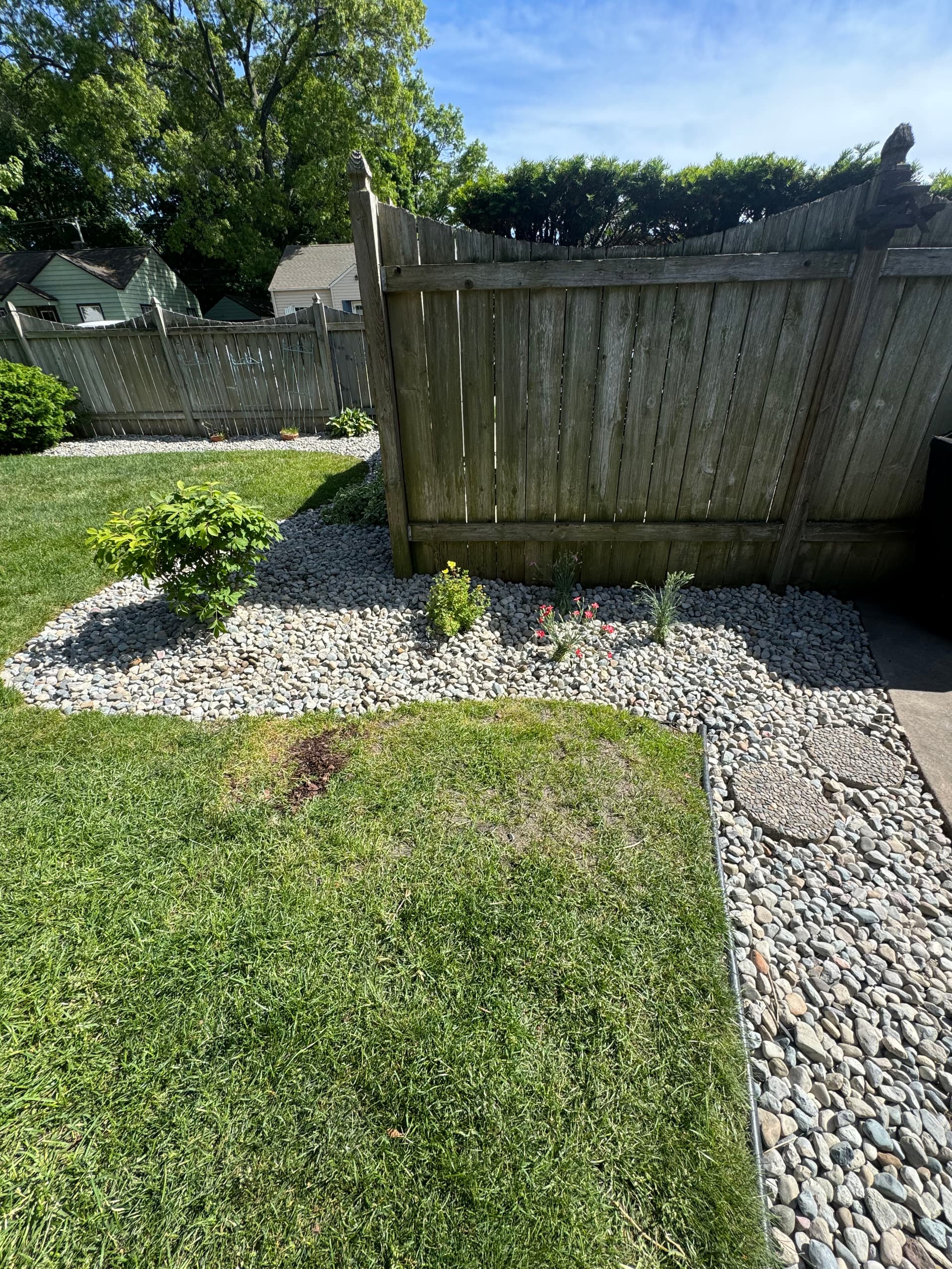 Full Yard Landscape Overhaul at a Muskegon Property