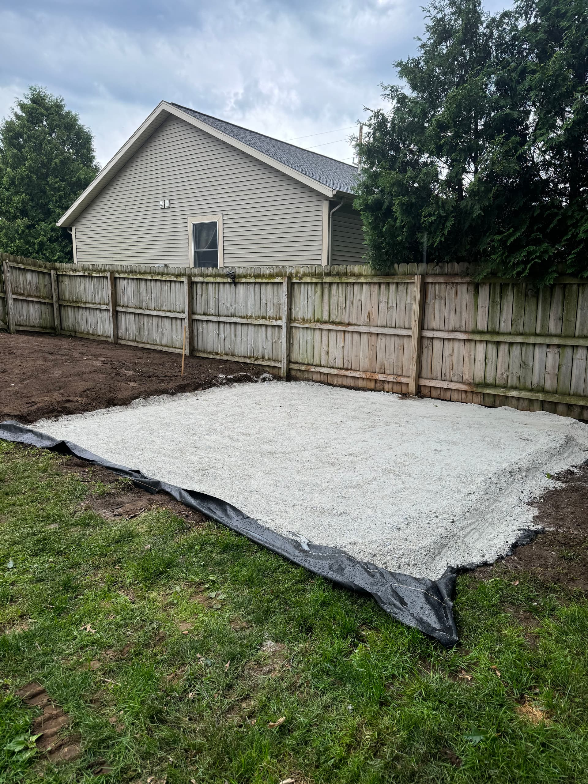 Shed Pad Site Prep Done Right - Gravel Base Compacted and Ready image