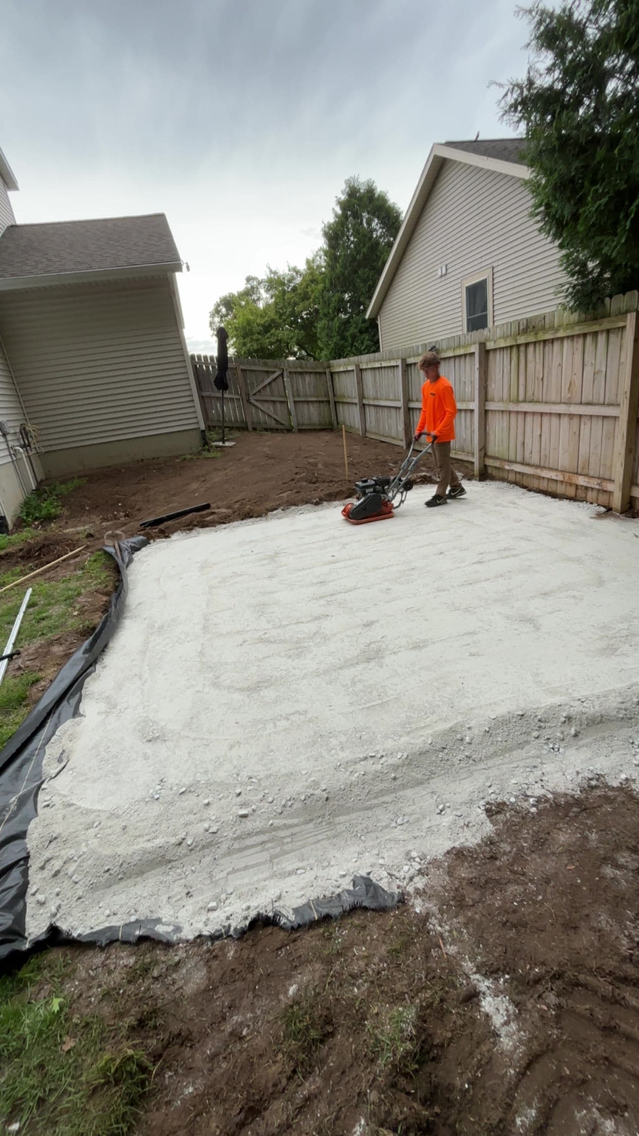 Gallery photos for Shed Pad Site Prep Done Right - Gravel Base Compacted and Ready: Image #1