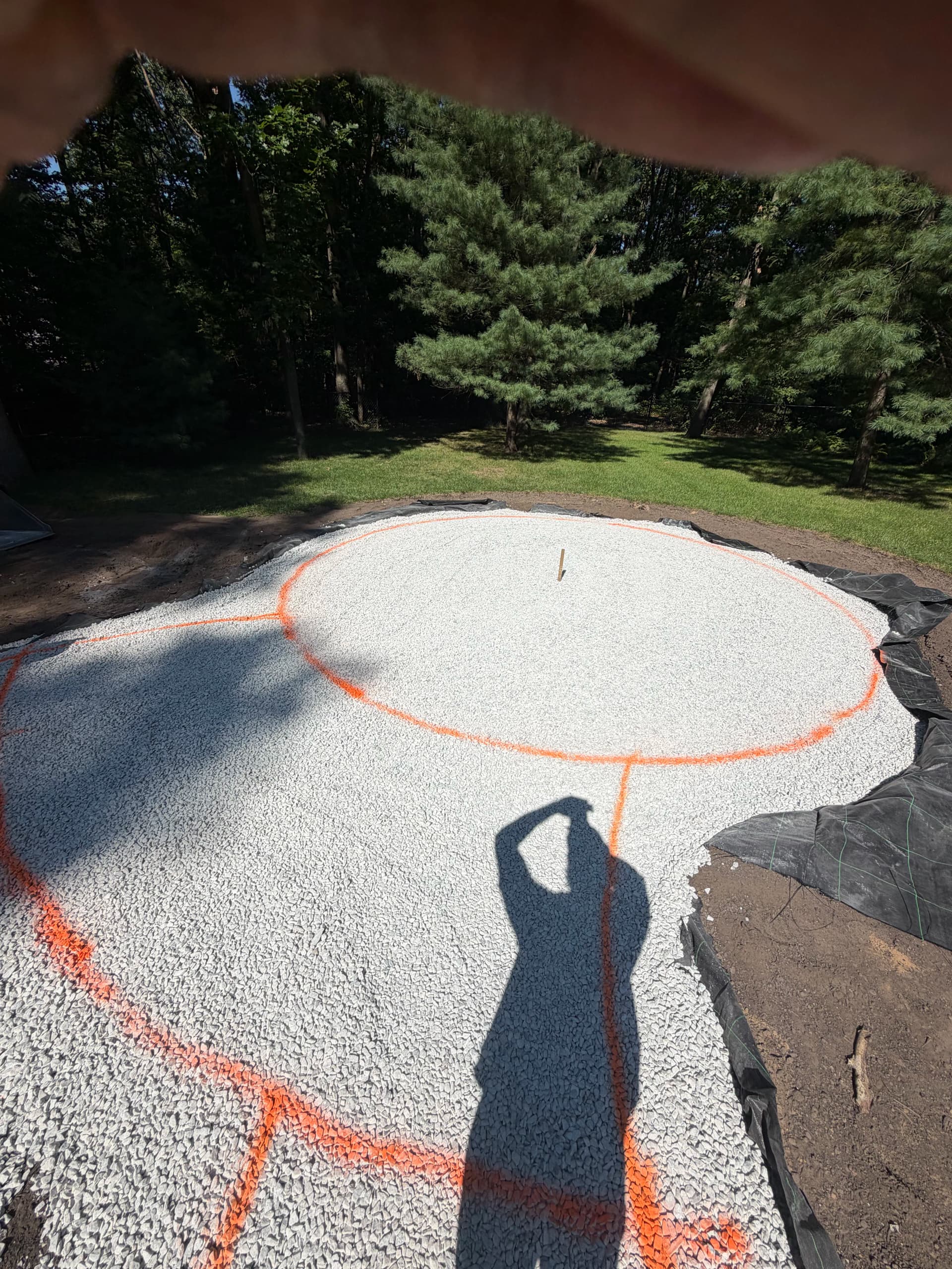 Gallery photos for Natural Slate Patio Base Work in Progress: Image #2